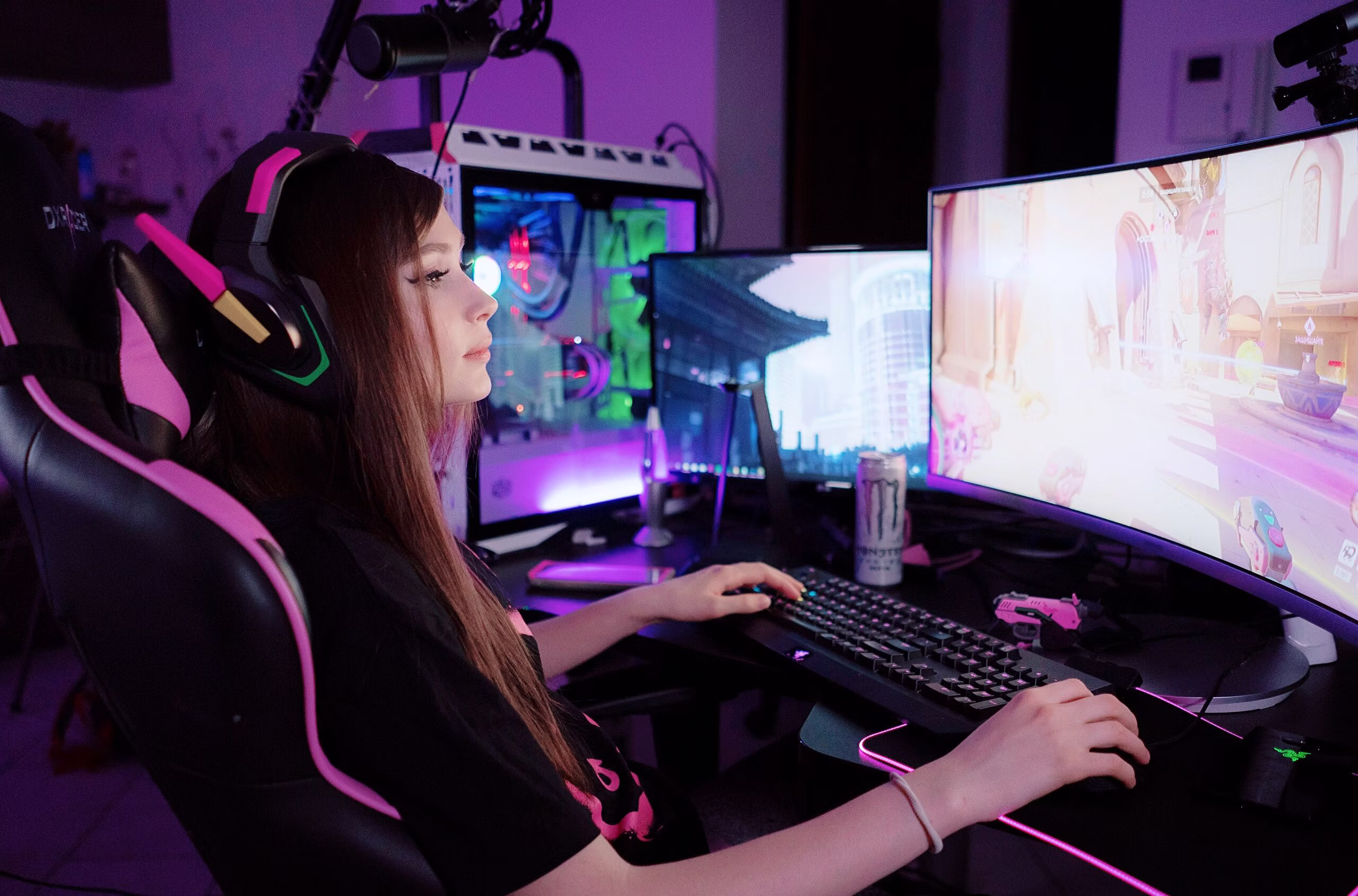 iPad showing pixelated wave painting